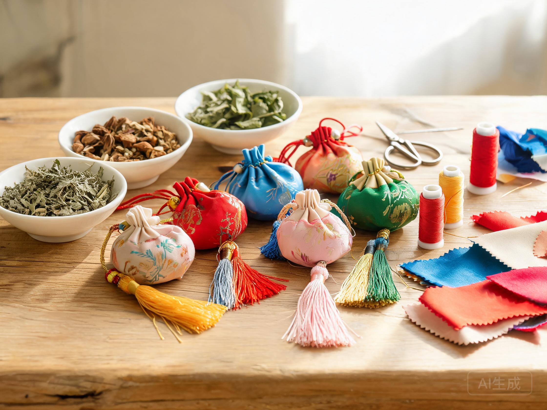 Traditional Herbal Sachet Making
